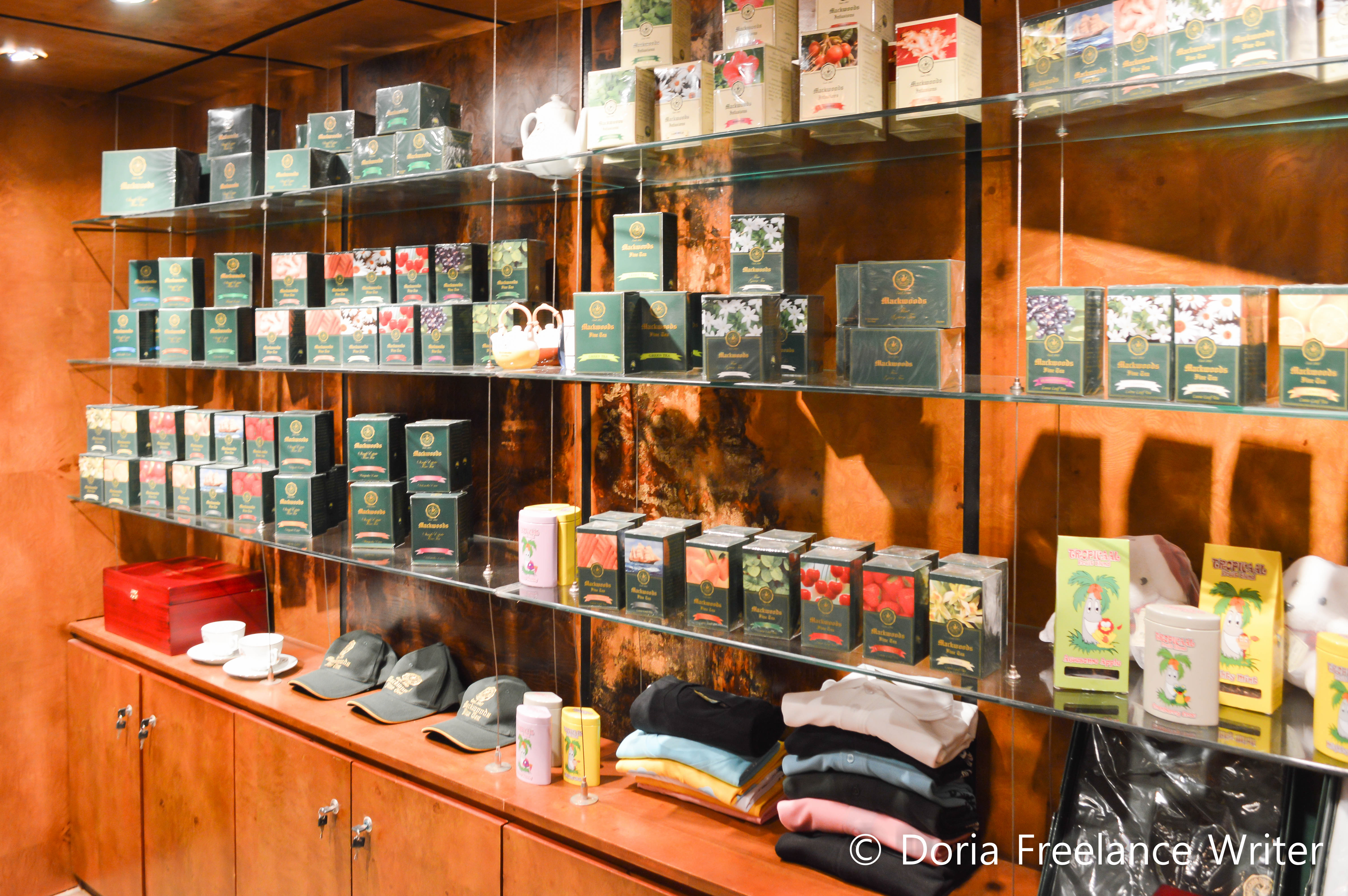 The Sales Center Inside a Tea House