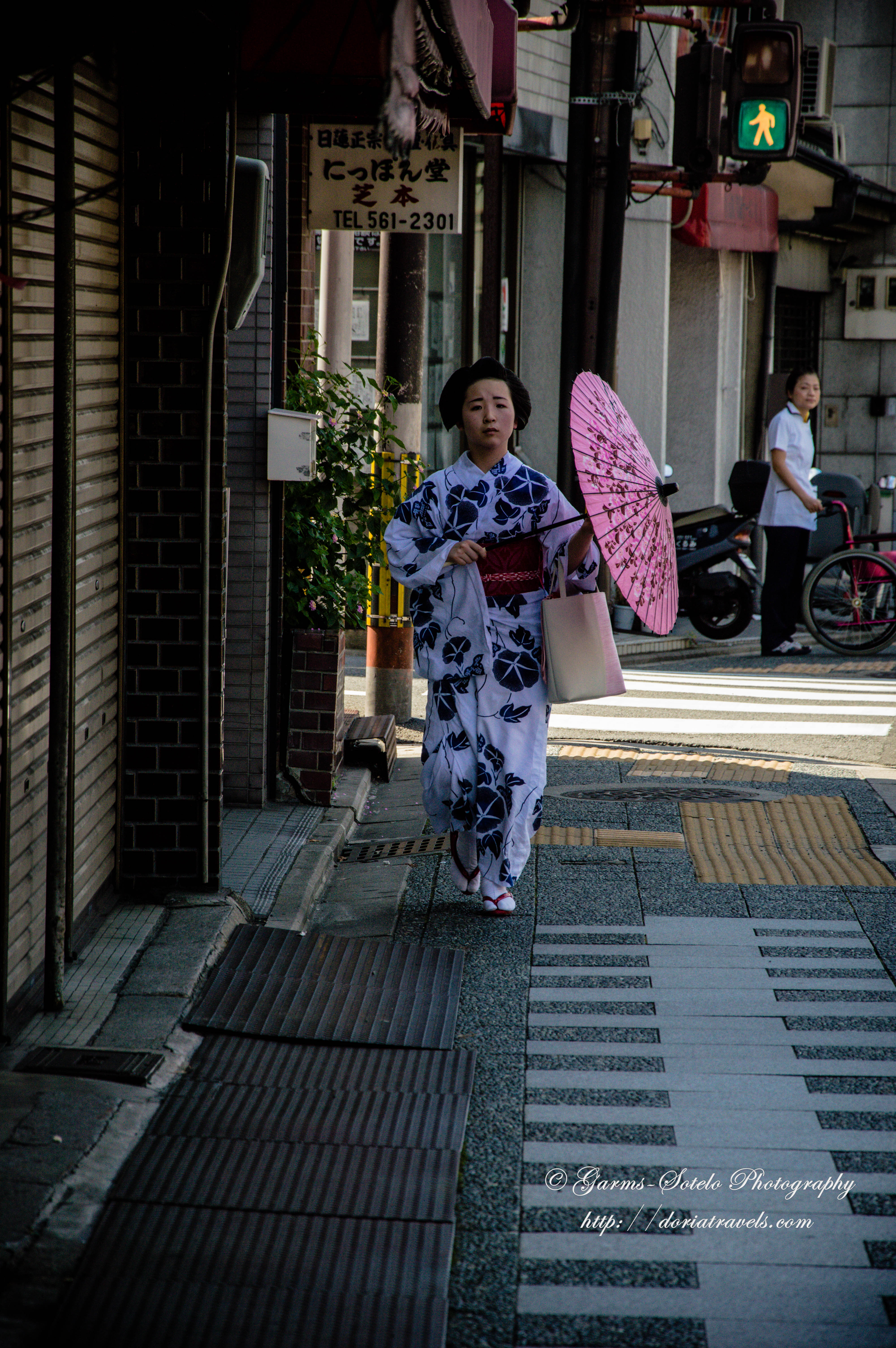 Lady Dressed in a Kimono